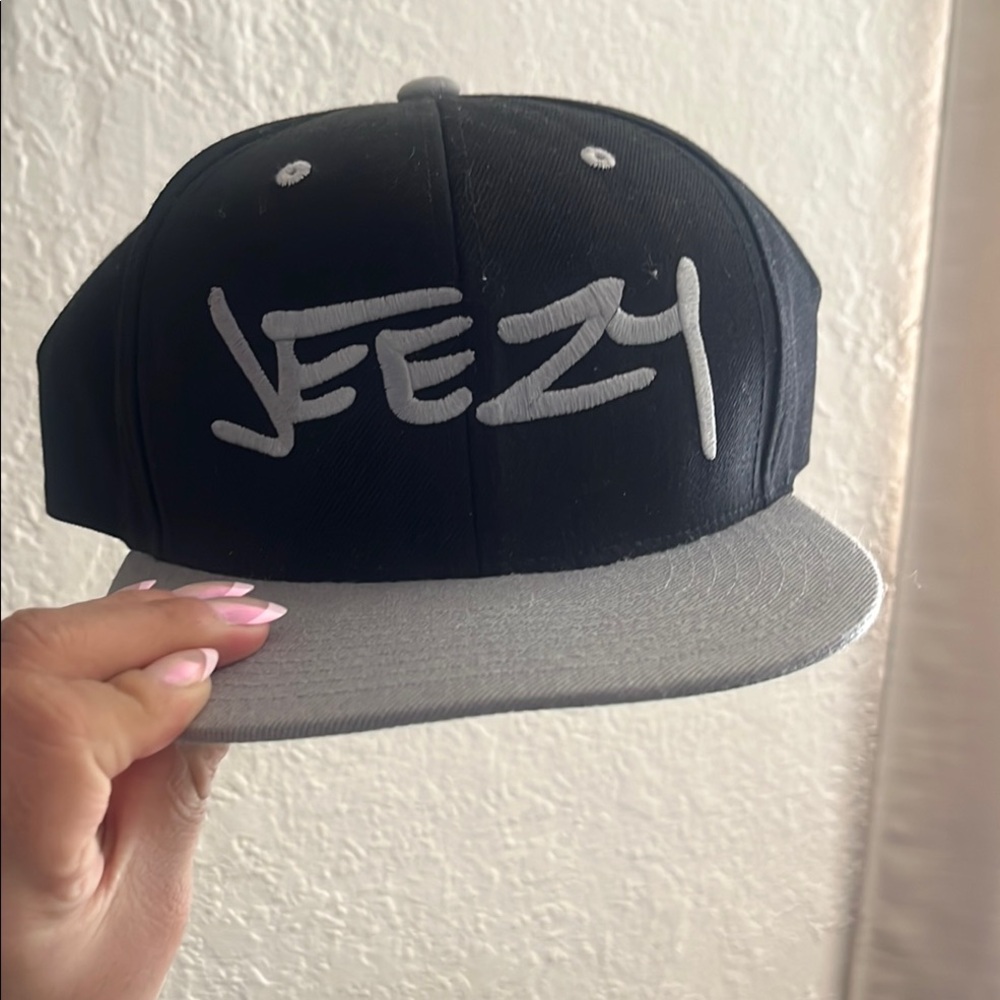 Black and Gray Snapback Cap